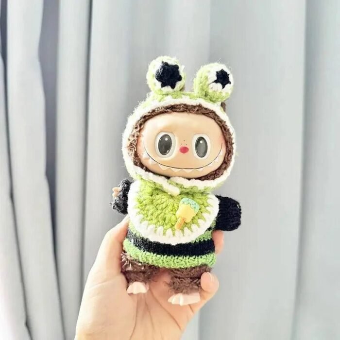 Handmade Labubu Crochet Animal Outfits - Image 5
