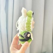 Handmade Labubu Crochet Animal Outfits - Image 13