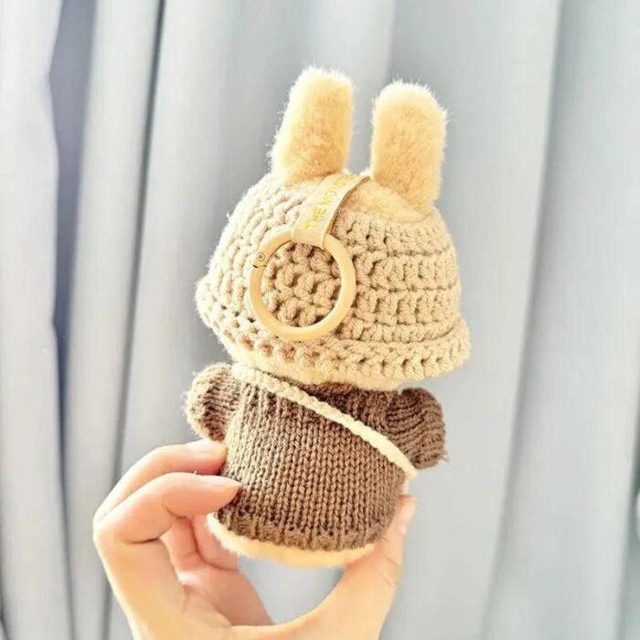 Handmade Labubu Crochet Animal Outfits - Image 9