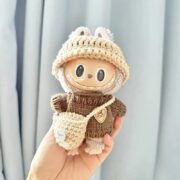 Handmade Labubu Crochet Animal Outfits - Image 4