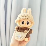 Handmade Labubu Crochet Animal Outfits - Image 16