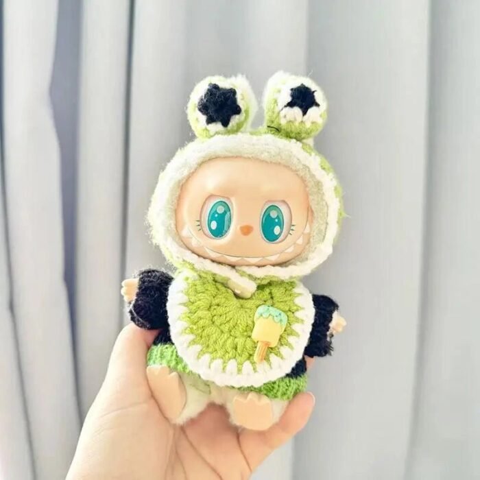 Handmade Labubu Crochet Animal Outfits - Image 17