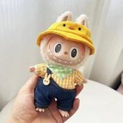 Handmade Labubu Denim Dungaree Outfits