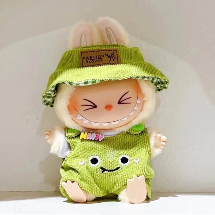 Handmade Labubu Forest Friends Dungaree Outfit - Image 4