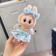 Handmade Labubu Heart Dress Outfit with Accessories - Image 4