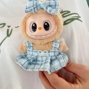 Handmade Labubu Heart Dress Outfit with Accessories - Image 7
