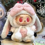 Handmade Labubu Kawaii Bunny Overalls Outfit - Image 7