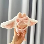 Handmade Labubu Kawaii Bunny Overalls Outfit - Image 2