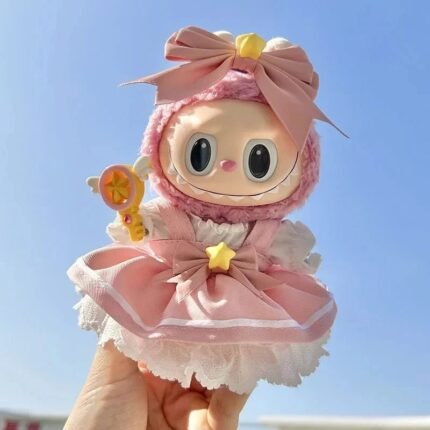 Handmade Labubu Sailor Moon Outfit with Accessories