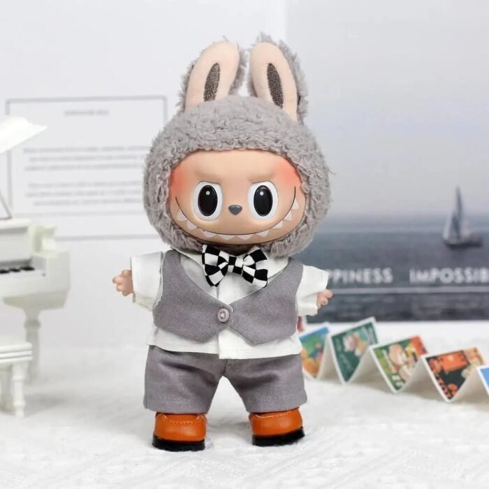 Handmade Wedding Marriage Couple Labubu Outfit - Image 3