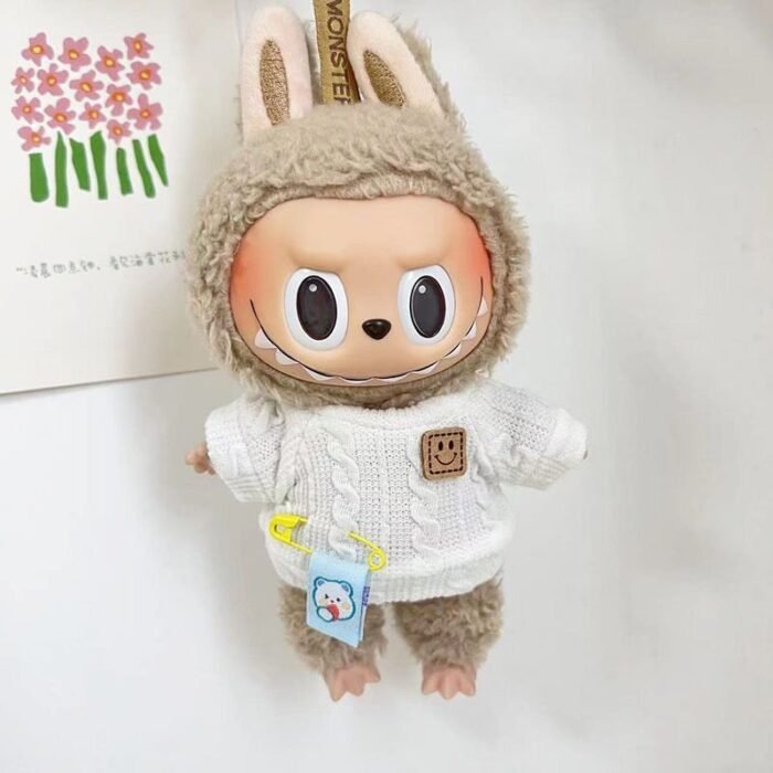Labubu White Smiley Costume - Image 1